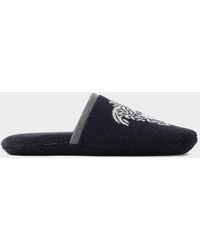 Versace - Jacquard Medusa Terry Cotton Bath Slippers - Lyst