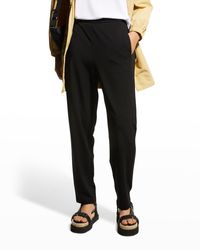 Eileen Fisher - Stretch Jersey Slouch Ankle Pants - Lyst