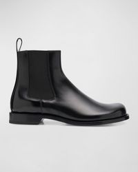 Loewe - Terra Leather Chelsea Boots - Lyst