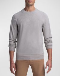 Bugatchi - Cotton-cashmere Crewneck Sweater - Lyst