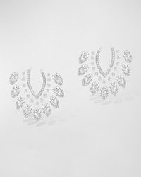Messika - Desert Bloom 18k White Gold Diamond Earrings - Lyst