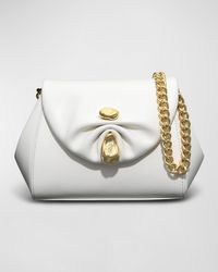 Alexis - Ruched Pillow Leather Shoulder Bag - Lyst