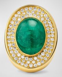 Alexander Laut - 18K Emerald And Diamond Ring - Lyst