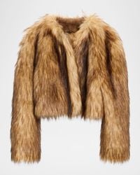 A.L.C. - Gina Faux Fur Jacket - Lyst