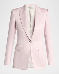 Tom Ford - Single-Breasted Silk Blazer Jacket - Lyst