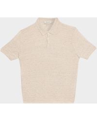 Bugatchi - Apos;S Linen 3-Button Knit Polo Shirt - Lyst