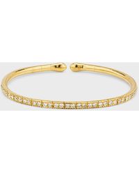 Etho Maria - 18k Yellow Gold Flex Bracelet With Yellow Diamonds - Lyst