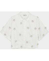 Jonathan Simkhai - Cosmo Embellished Camp Shirt - Lyst