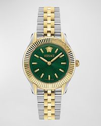 Versace - 30Mm Greca Time Watch With Bracelet Strap - Lyst