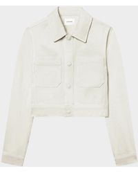 FRAME - The Small Denim Jacket - Lyst