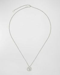 Gucci - GG Marmont Sterling Silver Necklace - Lyst