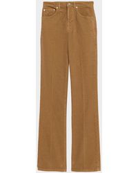 Saint Laurent - Corduroy Bootcut-Leg Pants - Lyst