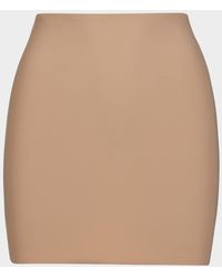 Commando - Classic Microfiber Mini Half Slip W/ Shorts - Lyst