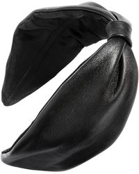 L. Erickson - Leather Top Knot Headband - Lyst