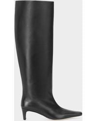 STAUD - Wally 55Mm Leather Wide-Calf Boot - Lyst