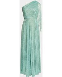 THEIA - Carol Sequined Tulle One-Shoulder Gown - Lyst
