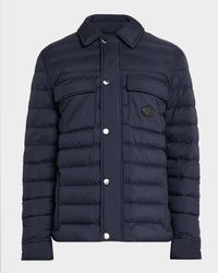 Burberry - Apos;S Nylon Padded Down Overshirt - Lyst