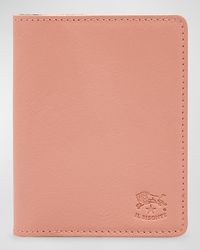 Il Bisonte - Classic Bifold Leather Card Case - Lyst