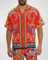 Robert Graham - Taj Printed Camp Shirt - Lyst