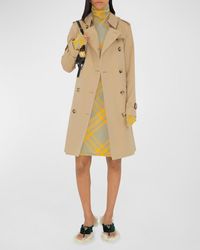 Burberry - Kensington Organic Belted Double-Breasted Trench Coat - Lyst