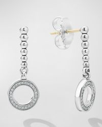 Lagos - Caviar Spark Diamond Circle Drop Earrings - Lyst