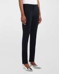 Theory - Low-Rise Precision Ponte Skinny Pants - Lyst
