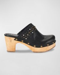 Frye - Jessica Studded Leather Clogs - Lyst