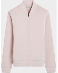 Bugatchi - Soft Touch Knit Full-Zip Bomber Jacket - Lyst