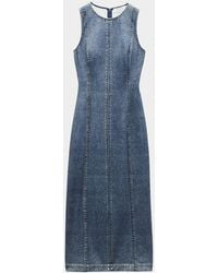 Rag & Bone - Mirmar Ponte Midi Dress - Lyst