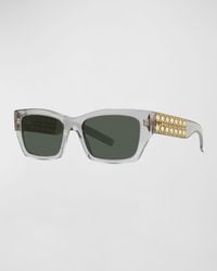 Givenchy - Plumeties Crystal & Acetate Rectangle Sunglasses - Lyst