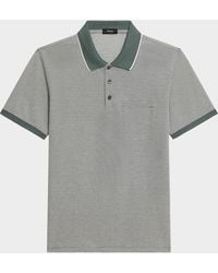 Theory - Apos;S Birdseye Pique Pocket Polo Shirt - Lyst
