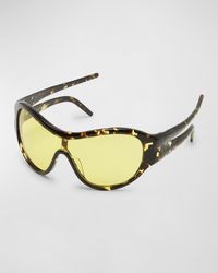 Christopher Esber - Uma Acetate Shield Sunglasses - Lyst