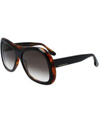 Victoria Beckham - Geometric Square Acetate Sunglasses - Lyst