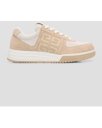 Givenchy - 4G Suede Low-Top Sneakers - Lyst