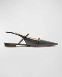 Alexandre Birman - Tita Patent Slingback Ballerina Flats - Lyst