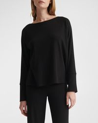 Skin - Noomi Ribbed Bateau-Neck Pullover - Lyst