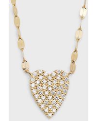 Lana Jewelry - Flawless Small Diamond Heart Pendant Necklace - Lyst