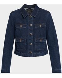 PAIGE - Lydia Denim Jacket - Lyst