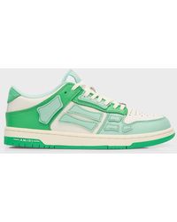 Amiri - Skel Bicolor Low-Top Sneakers - Lyst