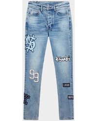 Ksubi - Chitch Striker Patched Slim Jeans - Lyst