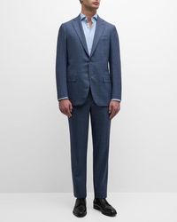 Isaia - Plaid Wool Suit - Lyst