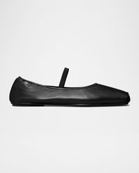 Tory Burch - Runway Leather Mary Jane Ballerina Flats - Lyst