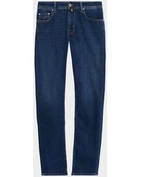 Jacob Cohen - Bard Slim Stretch Five-Pocket Jeans - Lyst