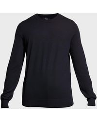 Theory - Apos;S Regal Wool Crewneck Sweater - Lyst
