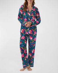 Bedhead - Floral-Print Organic Cotton Jersey Pajama Set - Lyst