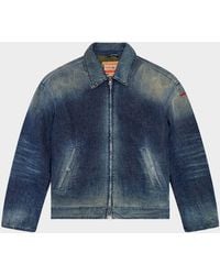 DIESEL - D-Stack Faded Denim Jacket - Lyst