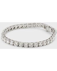 Neiman Marcus - Lab Grown Diamond 18K Round Tennis Bracelet, 7"L - Lyst