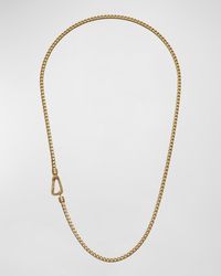 Marco Dal Maso - Mesh Plated Necklace With Matte Chain, 24"L - Lyst