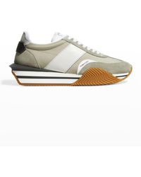 Tom Ford - James Colorblock Platform Low-Top Sneakers - Lyst