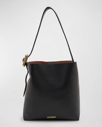 Jacquemus - Le Regalo Buckled Leather Bucket Bag - Lyst